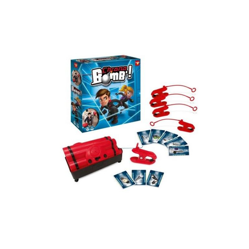 rocco giocattoli chrono bomb refresh con timer 27x27x8cm