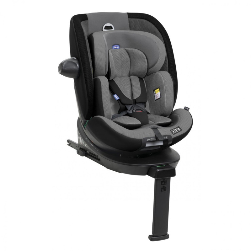 seggiolino auto chicco twist recline nero/grigio