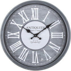 orologio da parete lowell l00887tg con batteria 28cm grigio anticato