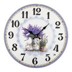 orologio da parete lowell 21566 justaminute multicolore [21566 lowell]