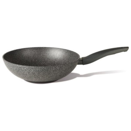 wok tvs mineralia 28cm grigio
