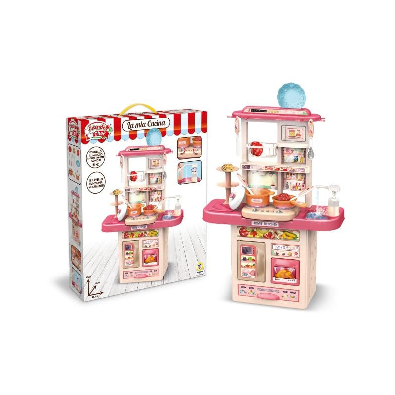 set da gioco teorema cucina luci e suoni multicolore