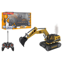 globo escavatore 27 mhz luci suoni e fumo multicolore