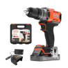 trapano avvitatore black-decker power connect con batteria/caricabatterie/custodia