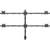 supporto da tavolo equip per 6 monitor 17"/32" nero [650160]