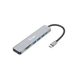 adattatore multifunzione equip 133494 7 in 1 usb-c hdmi 4k/60hz