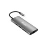 adattatore multifunzione equip 133490 usb-c 9 in 1 grigio [133490]