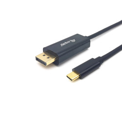 cavo equip usb-c/displayport m/m 2.0m grigio [133427]