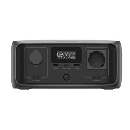 power station portatile ecoflow river 3 600w nero/grigio [efriver3-eu-cbox]