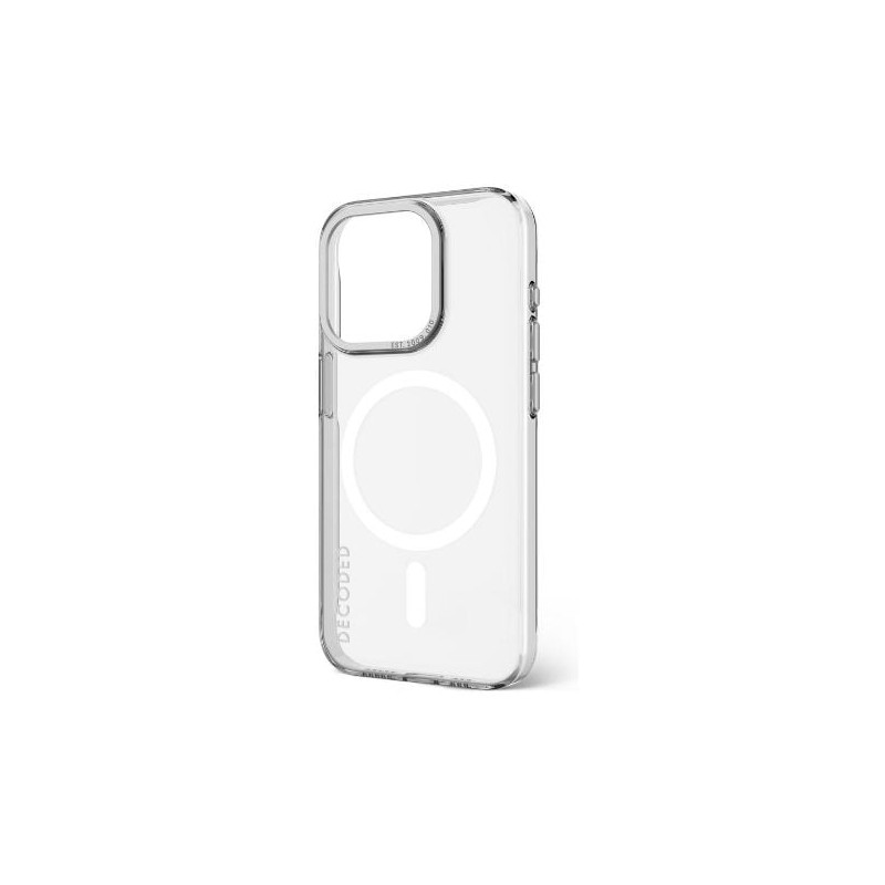 custodia decoded per iphone 15 pro trasparente [d24ipo15pbct2tt]