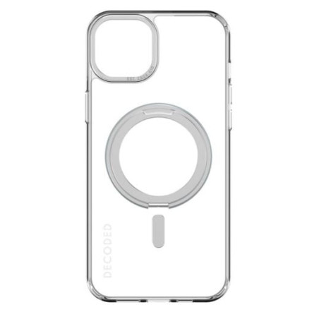 custodia protettiva decoded per iphone 15 plus plastico trasparente