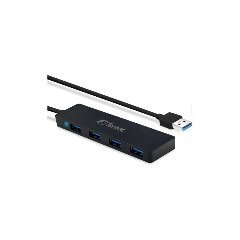 hub mozzo fantec ump-4u3-a /4x usb 3.0 tipo a/ 4porte nero