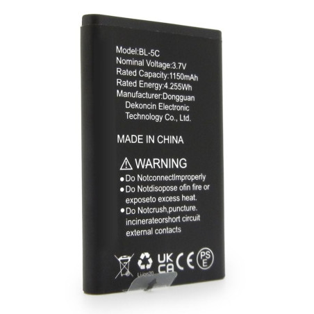 batteria easypix goxtreme per v64 flip ioni di litio 3.7v 1150mah