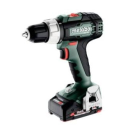 trapano avvitatore metabo bs 18 l a batteria 18v/2x2ah/multicolore