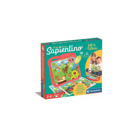 gioco educativo clementoni sapientino 16477 tutti in fattoria multicolore