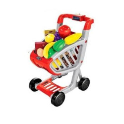 giocattolo odg 1017 kids carrello della spesa con 41 accessori/34x24x44.5cm/multicolore