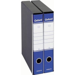 Registratore a leva esselte oxford g84 blu dorso 5cm formato protocollo