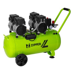 compressore zipper zi-com50si 50l 1500w nero/verde [zi-com50si]