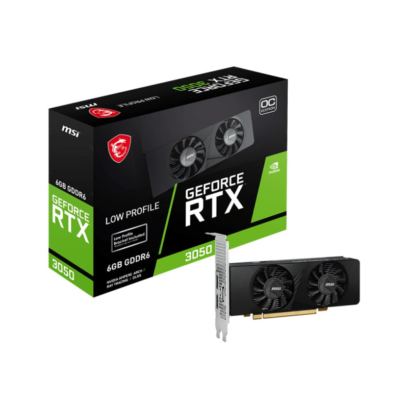 scheda video nvidia msi geforce rtx 3050 6gb gddr6 96bit nero [geforce
