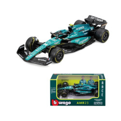 modellino bburago aston martin aramco f1 amr23 14 fernando alonso