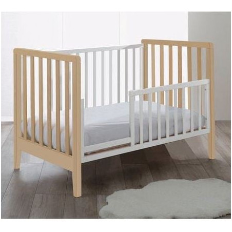 set lettino infanzia trasformabile pali 0127winn win bianco e naturale