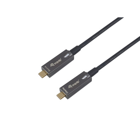 cavo equip ottico attivo usb-c m/m 5m nero [119461]