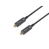 cavo equip ottico attivo usb-c m/m 5m nero [119461]