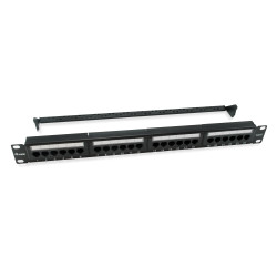 pannello patch 19 '' equip non schermato con 24 porte rj45/1u