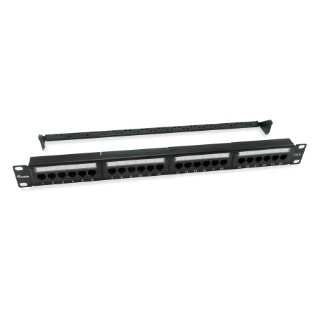 pannello patch 19 '' equip non schermato con 24 porte rj45/1u