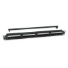 pannello patch 19 '' equip non schermato con 24 porte rj45/1u