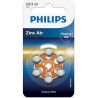 pila a bottone philips zinc-air pr48/13 6pz [phil-za13b6a/00]