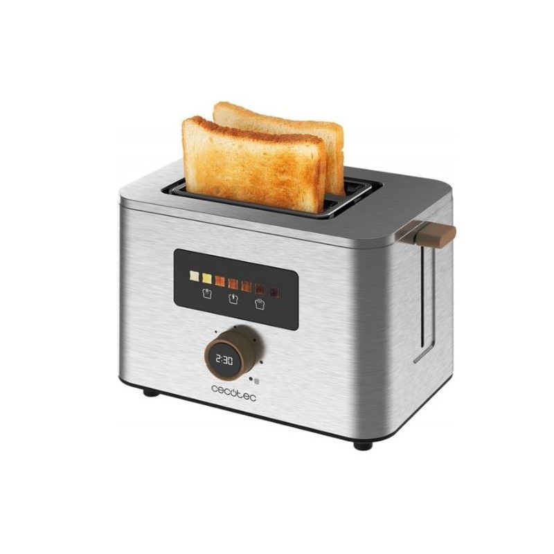 tostapane verticale cecotec touch e toast doppia 950w/2 fessure corte/3.8cm/2