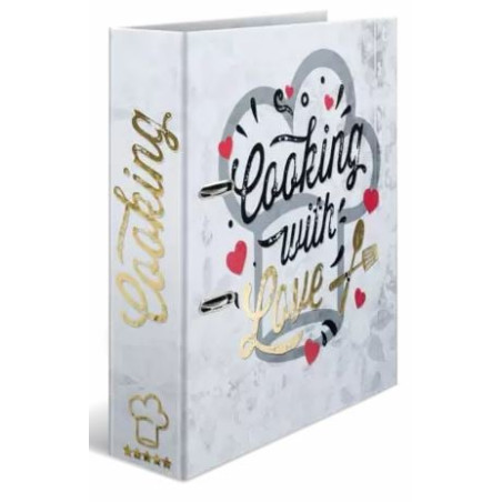 raccoglitori per ricette herma ''cooking with love''