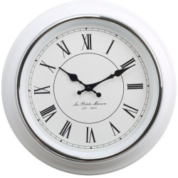 orologio da parete mebus 12967 quarzo bianco [12967]