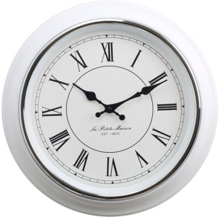 orologio da parete mebus 12967 quarzo bianco [12967]