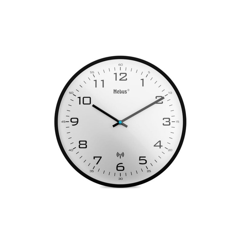 orologio da parete mebus 13079 nero/bianco [13079]