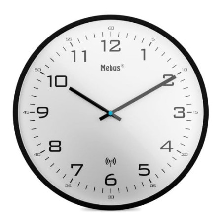 orologio da parete mebus 13079 nero/bianco [13079]
