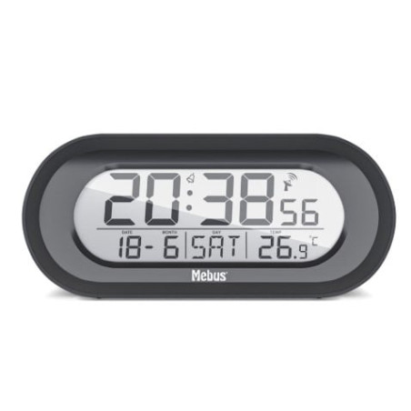 radiosveglia digitale mebus 25809 nero [25809]