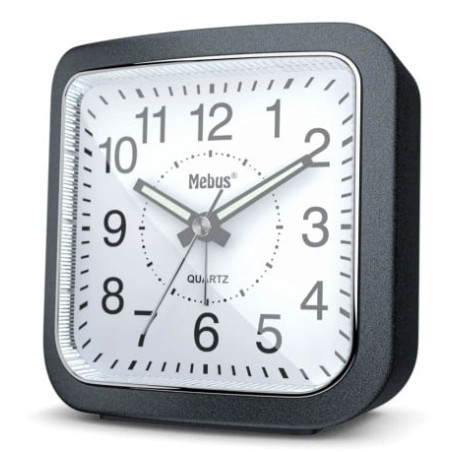 orologio sveglia mebus 56987 quarzo grigio scuro [56987]