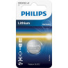 pila a bottone philips cr2032 al litio 3v per calcolatrici argento