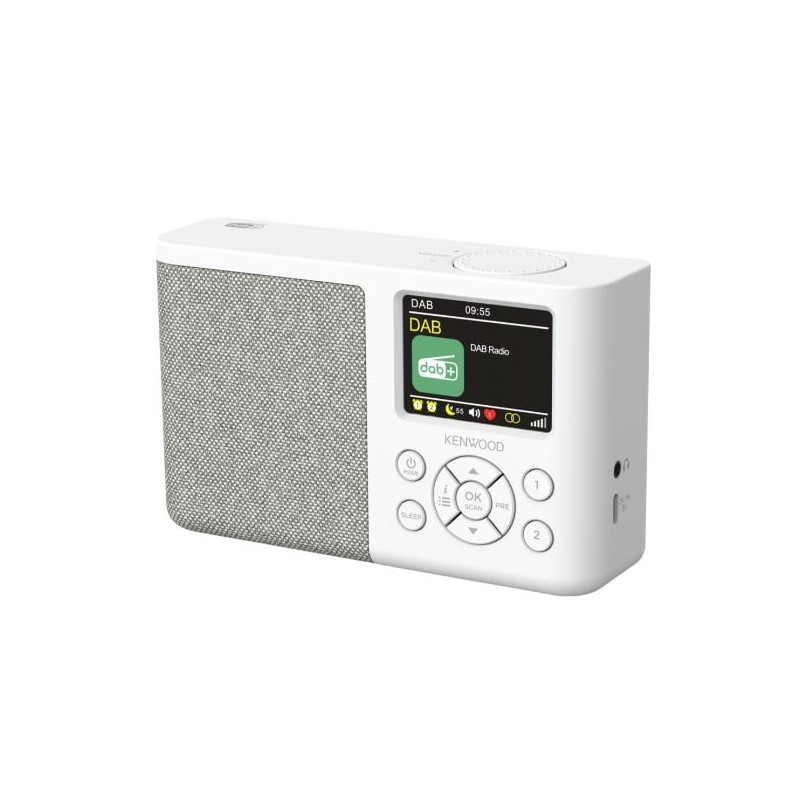 radio kenwood cr-m33dab dab+/fm/bluetooth/bianco [cr-m33dab]