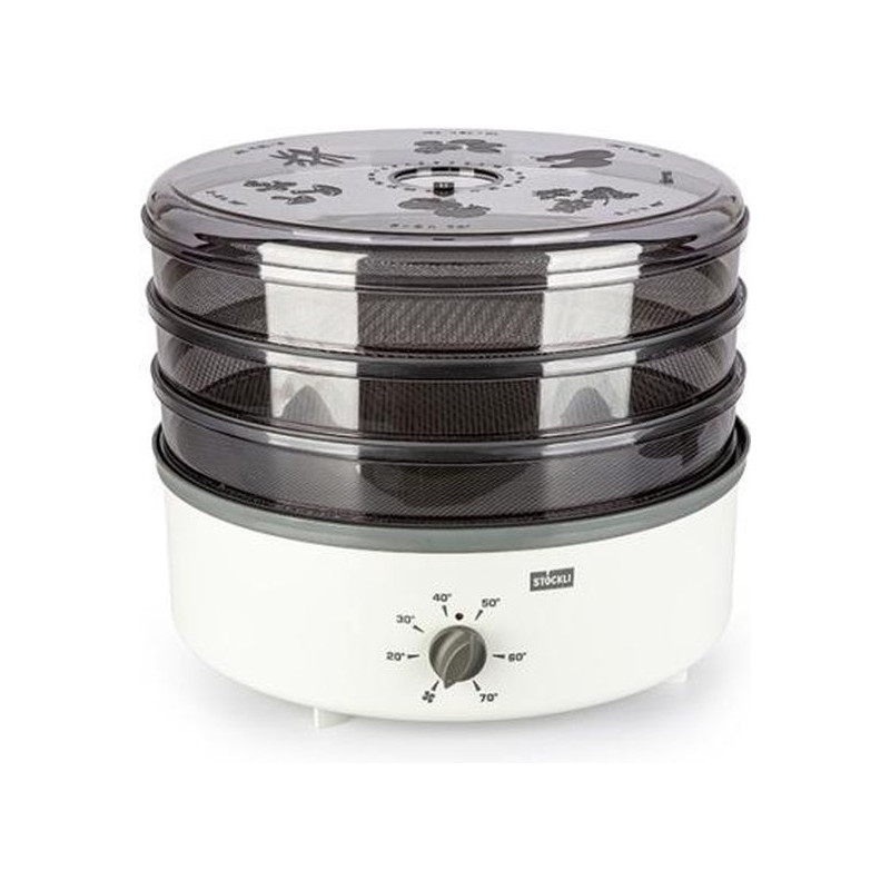 essiccatore stockli 0075.70m dorrex con griglia metallica bianco/grigio