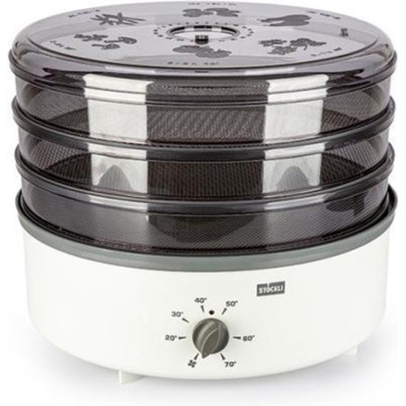 essiccatore stockli 0075.70m dorrex con griglia metallica bianco/grigio