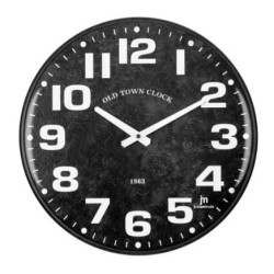 orologio da parete lowell 21562 justaminute old town nero