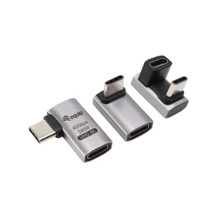 adattatore usb equip 133478 usb-c a usb-c grigio/nero [133478]