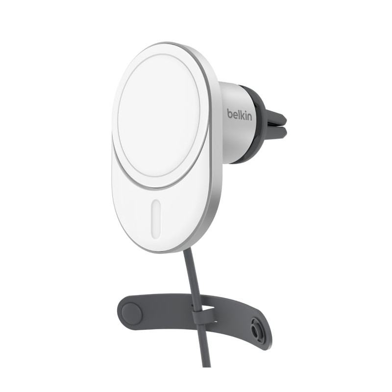 supporto da auto belkin boostcharge pro magnetico con qi2 + adattatore