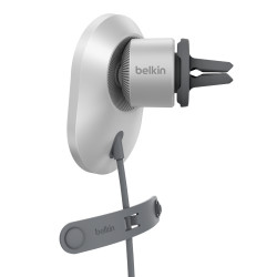 supporto da auto belkin boostcharge pro magnetico con qi2 wireless