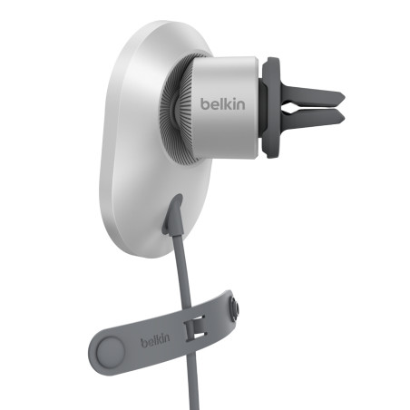 supporto da auto belkin boostcharge pro magnetico con qi2 wireless