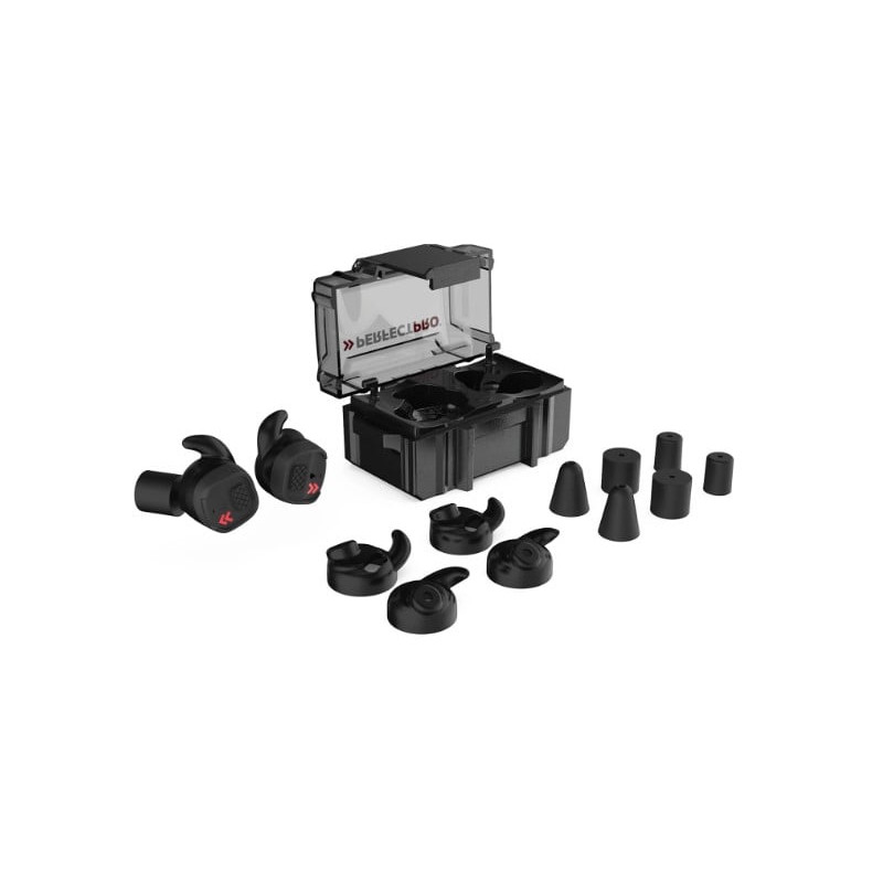 protezione dell'udito perfectpro nero [h-10]