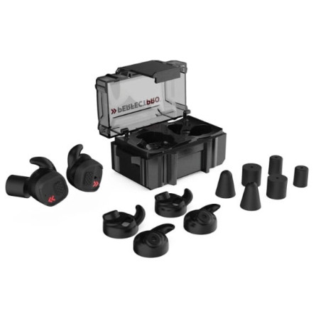 protezione dell'udito perfectpro nero [h-10]